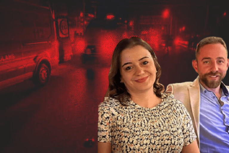 Araç Üst Geçit Ayağına Çarptı: Genç Çift Öldü!