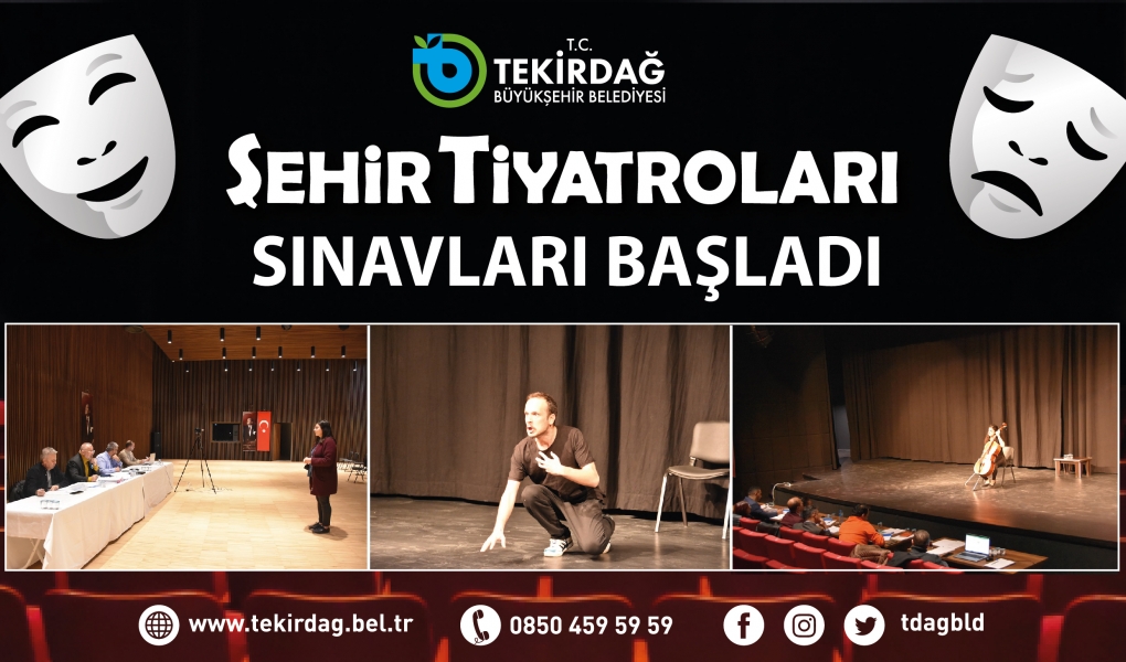 Şehir Tiyatroları Sınavları Başladı Şehir Tiyatroları Sınavları Başladı