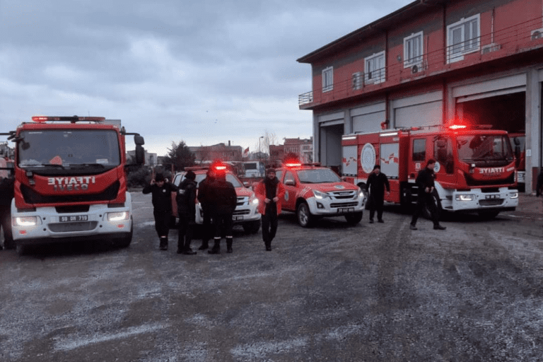 Tekirdağ’dan Ekipler Deprem Bölgesine Destek İçin Yola Çıktı!