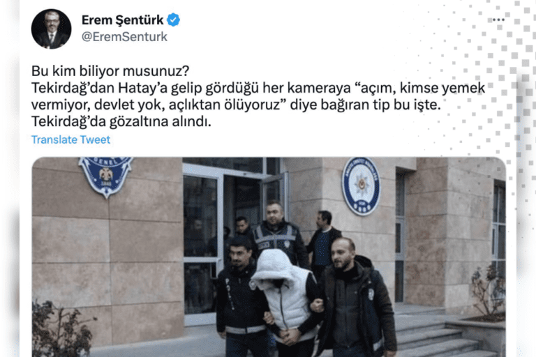 Devlet Yok Açlıktan Özlüyoruz Dedi Tekirdağ’da Tutuklandı İddiası İnfial Yarattı!