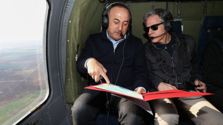 Bakan Çavuşoğlu, ABD’li mevkidaşıyla deprem bölgesini havadan inceledi | Kahramanmaraş, Gaziantep, Şanlıurfa, Diyarbakır, Adana, Adıyaman, Osmaniye, Hatay, Kilis, Malatya