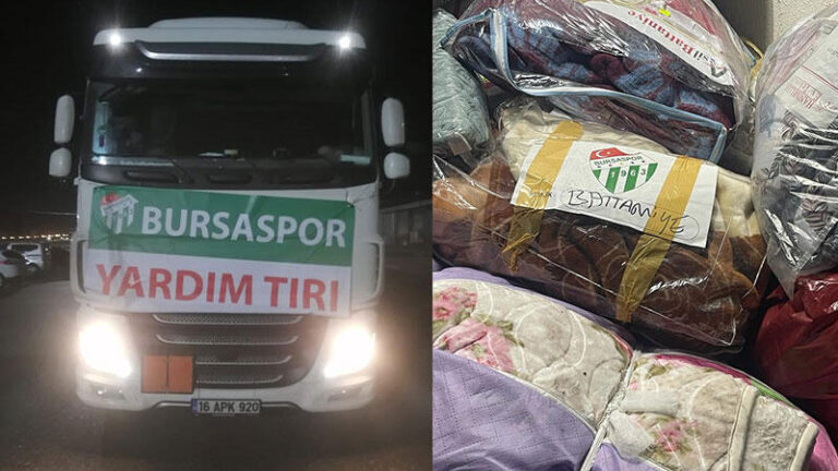 Bursaspor’dan Diyarbakır’a yardım TIR’ı | Kahramanmaraş, Gaziantep, Şanlıurfa, Diyarbakır, Adana, Adıyaman, Osmaniye, Hatay, Kilis, Malatya
