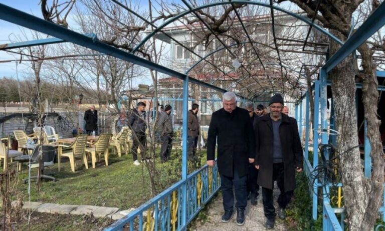 Ergene Belediye Başkanı Rasim Yüksel Ergeneye Gelen Depremzede Aileleri Ziyaret Etti