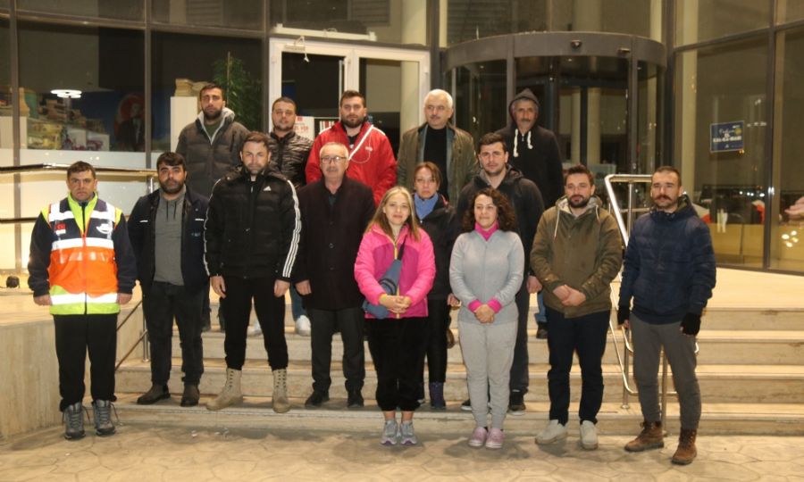 Ergene Belediyesi Gönüllü Personelleri Deprem Bölgesinden Döndü Ergene Belediyesi Gönüllü Personelleri Deprem Bölgesinden Döndü