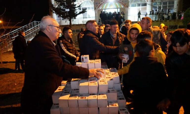 Ergene Belediyesi Miraç Kandilinde Mevlid-i Şerif Okuttu