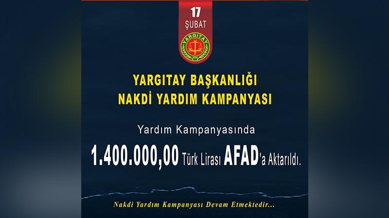Yargıtay, depremzedeler için 1,4 milyon TL bağış topladı | Kahramanmaraş, Gaziantep, Şanlıurfa, Diyarbakır, Adana, Adıyaman, Osmaniye, Hatay, Kilis, Malatya Yargıtay, depremzedeler için 1,4 milyon TL bağış topladı | Kahramanmaraş, Gaziantep, Şanlıurfa, Diyarbakır, Adana, Adıyaman, Osmaniye, Hatay, Kilis, Malatya