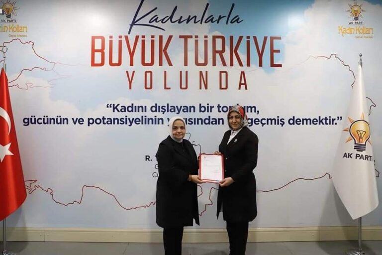 Ergene Ak Parti Kadın Kolları Başkanı Sümeyya Temelci Oldu
