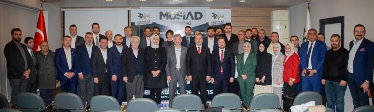 MÜSİAD Tekirdağ Başkanı; Ramazan Doğan Güven Tazeledi