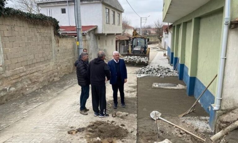 Ergene Belediye Başkanı Rasim Yüksel Paşaköy Mahallesinde Çalışmaları İnceledi