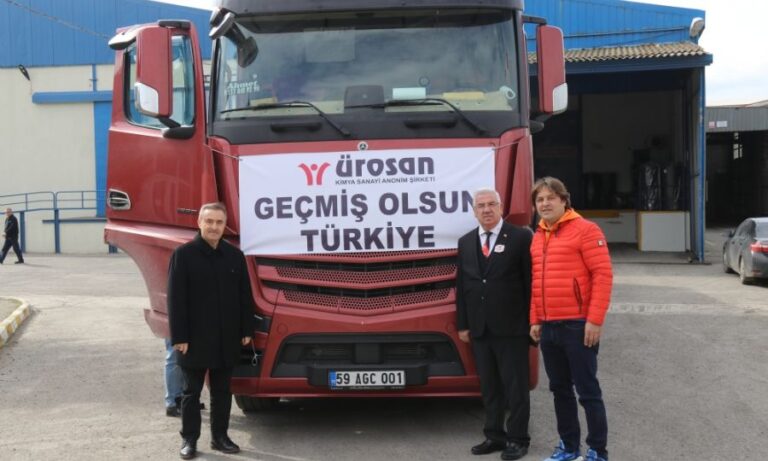 Ergene Belediyesinden Afet Bölgesine 1 Tır Dolusu Yatak