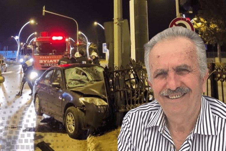 Otomobil, Direğe Çarptı: 1 Kişi Öldü, 2 Yaralı!