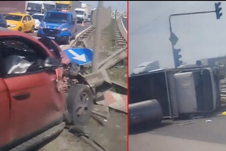 Kırmızı Işık İhlali Kazaya Neden Oldu! 2 Yaralı