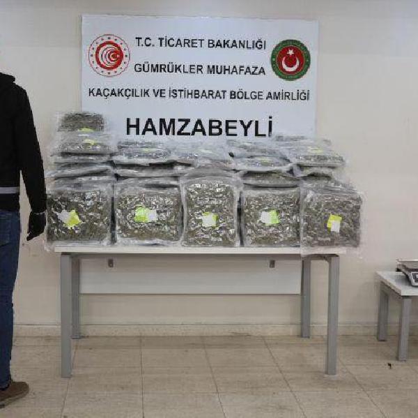 Edirne’de 63 kilo uyuşturucu ele geçirildi