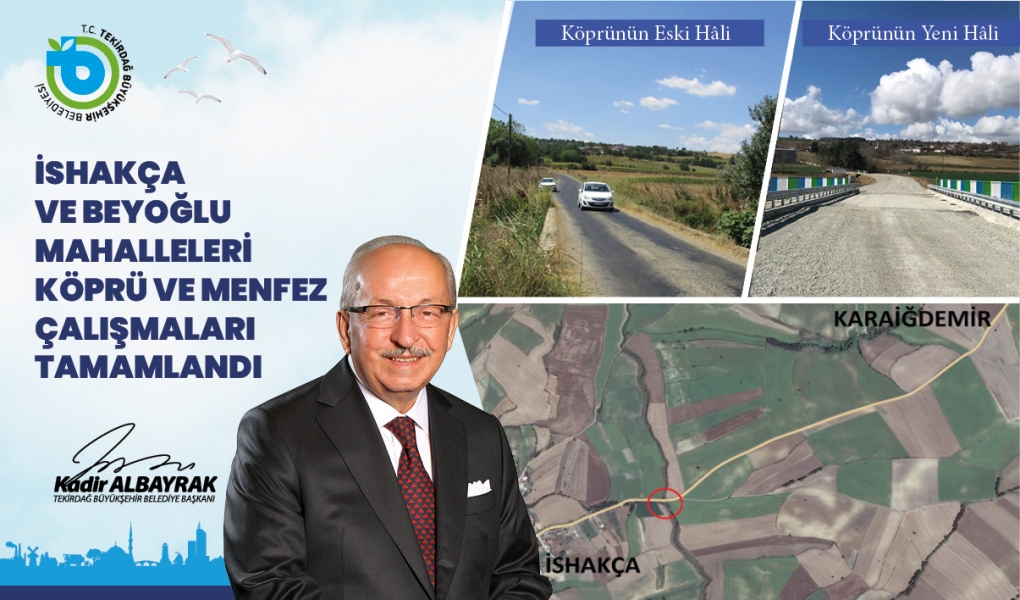 İSHAKÇA VE BEYOĞLU MAHALLELERİ KÖPRÜ VE MENFEZ ÇALIŞMALARI TAMAMLANDI İSHAKÇA VE BEYOĞLU MAHALLELERİ KÖPRÜ VE MENFEZ ÇALIŞMALARI TAMAMLANDI