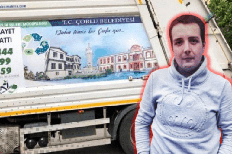 Belediye İşçisi Kazada Yaralandı!