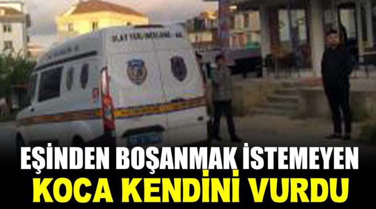 Eşinden Boşanmak İstemeyen Koca Kendini Vurdu