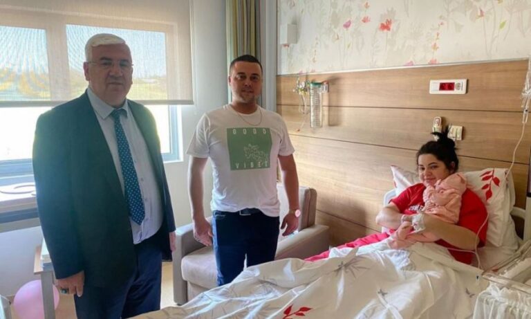 Ergene Belediye Başkanı Yüksel Yeni Doğan Bebekleri ve Ailelerini Ziyaret Etti