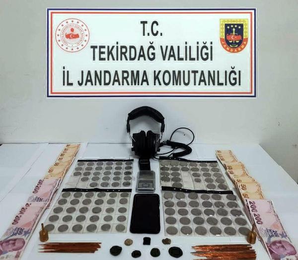 Malkara’da tarihi eser ele geçirildi; 1 gözaltı