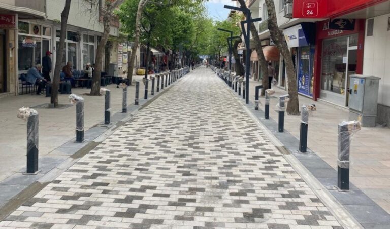 ŞARKÖY ATATÜRK CADDESİ AVRUPA STANDARTLARINDA GÖRÜNÜME KAVUŞTU