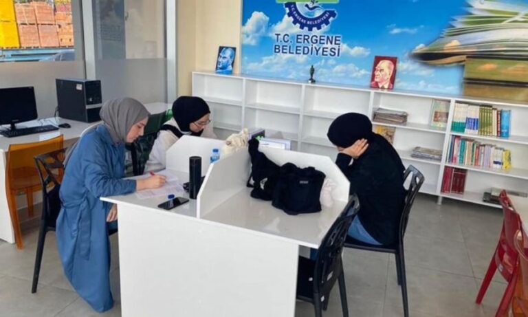 Ergene Belediyesinin Kütüphanesine İlgi Günden Güne Artıyor