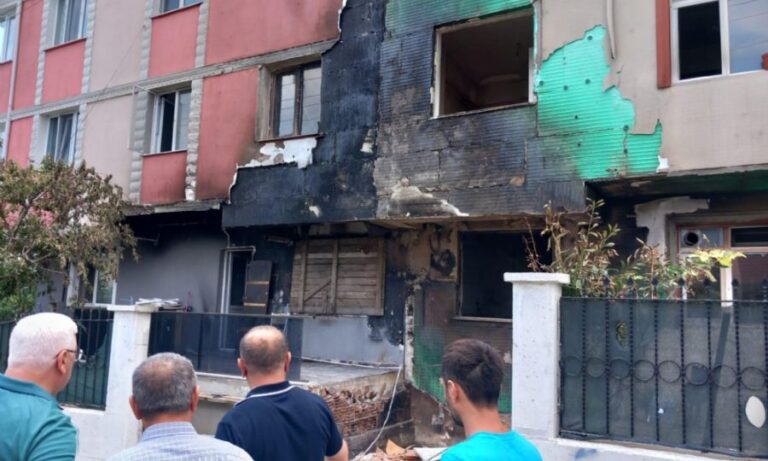 Başkan Yüksel’den evi yanan aileye geçmiş olsun ziyareti