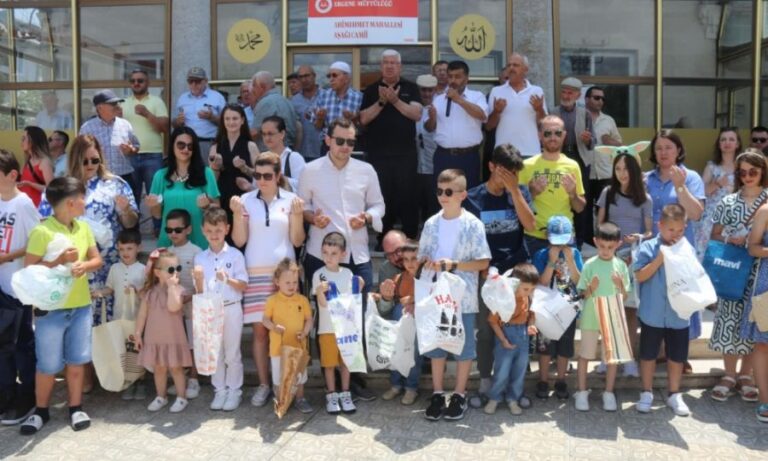 Ergene’de bayram geleneği sürdürülüyor