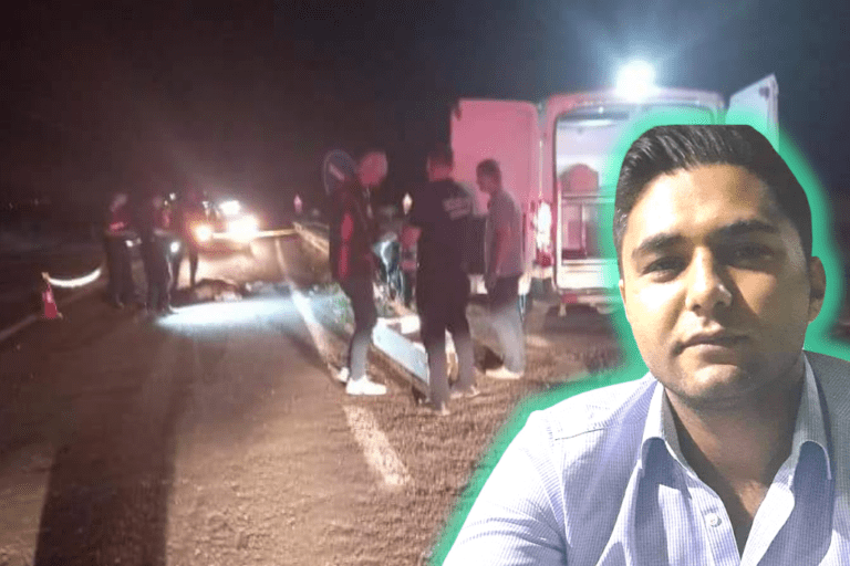 Bariyere Çarpan Motosikletin Sürücüsü Öldü