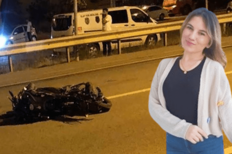 Otomobille Çarpışan Motosiklet Sürücüsü İlayda Öldü!