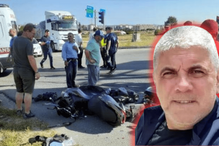 Otobüsün Çarptığı Motosikletin Sürücü Öldü, Eşi Yaralandı