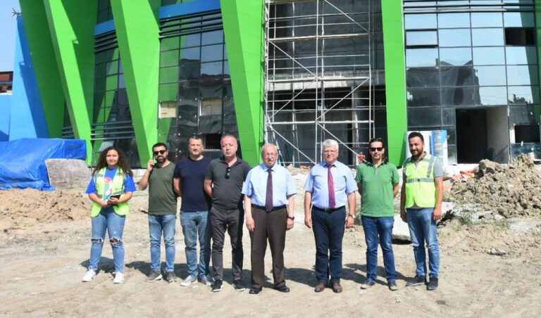 Trakya’nın En Büyük Spor Kompleksi İnşaatında Son Aşamaya Gelindi