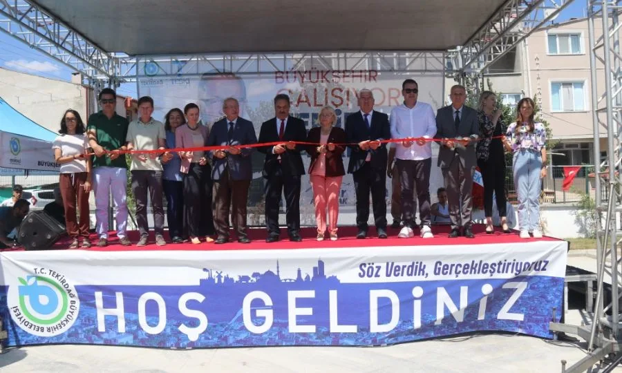 Ergene İlçesine Yeni Bir Kalıcı Eser Daha Kazandırıldı Ergene İlçesine Yeni Bir Kalıcı Eser Daha Kazandırıldı