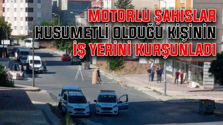 Husumetlisinin Dükkanına Kurşun Yağdırdılar