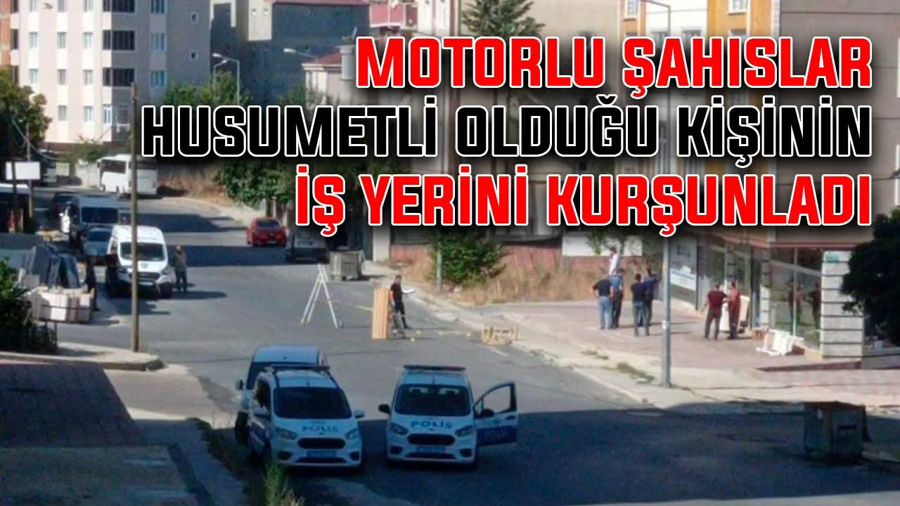 Husumetlisinin Dükkanına Kurşun Yağdırdılar Husumetlisinin Dükkanına Kurşun Yağdırdılar