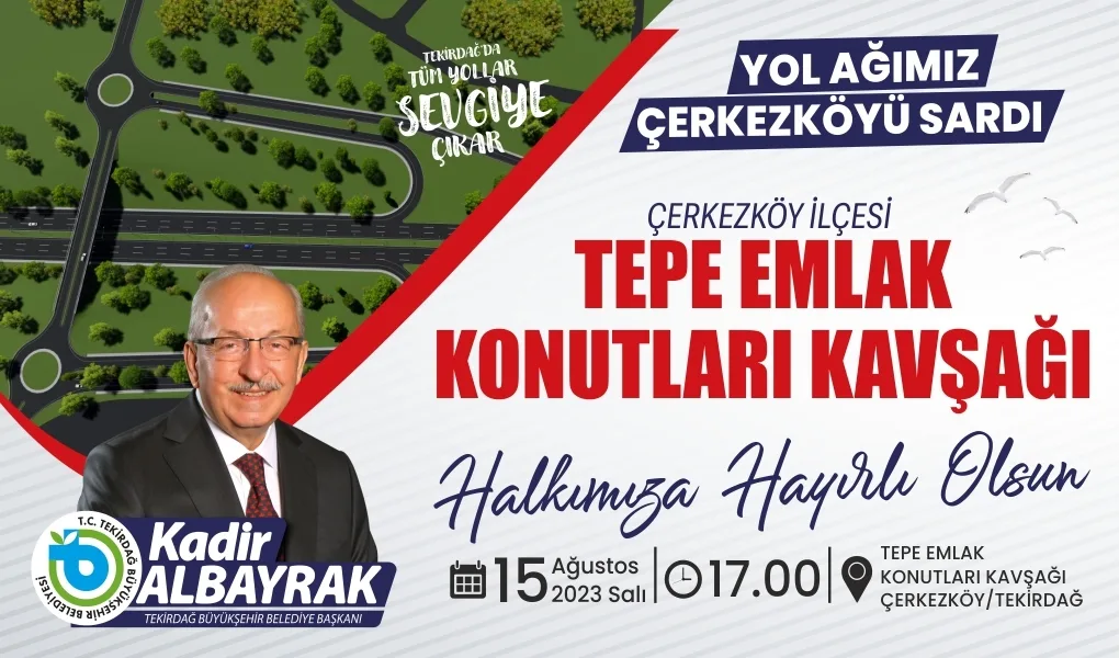 TEPE EMLAK KONUTLARI KAVŞAĞI AÇILIYOR TEPE EMLAK KONUTLARI KAVŞAĞI AÇILIYOR
