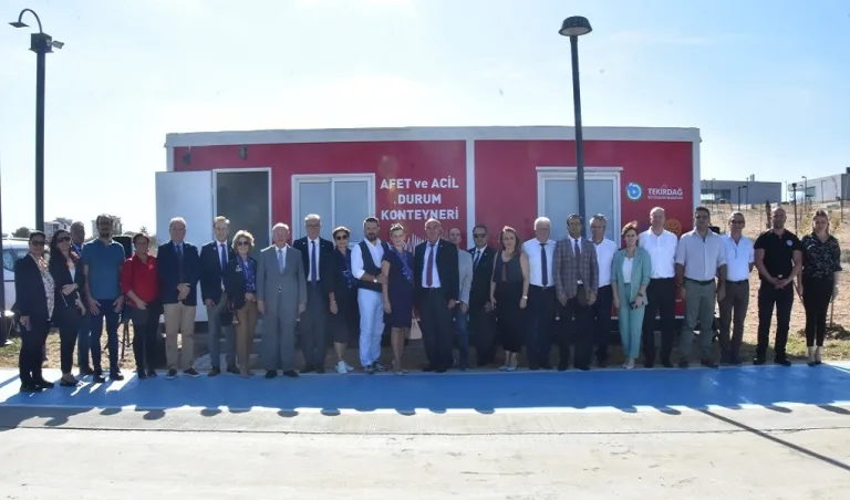 Rotary Kulübü’nden Büyükşehire Deprem Konteyneri Desteği