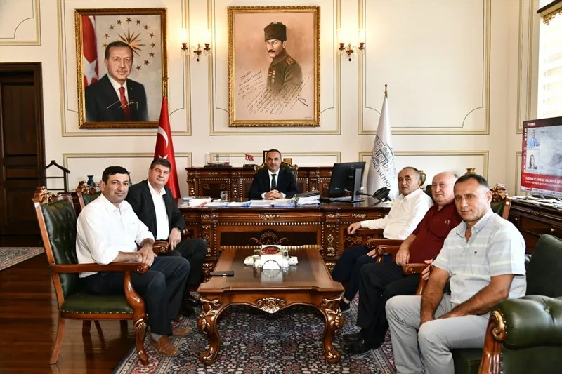 Ziraat Odası İlçe Başkanları Vali Recep Soytürk’ü Ziyaret Etti Ziraat Odası İlçe Başkanları Vali Recep Soytürk’ü Ziyaret Etti