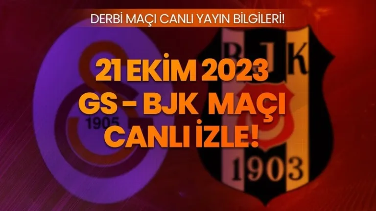 Galatasaray Beşiktaş Derbisini Canlı İzle! Bein Sports 1 Canlı Yayın İzle