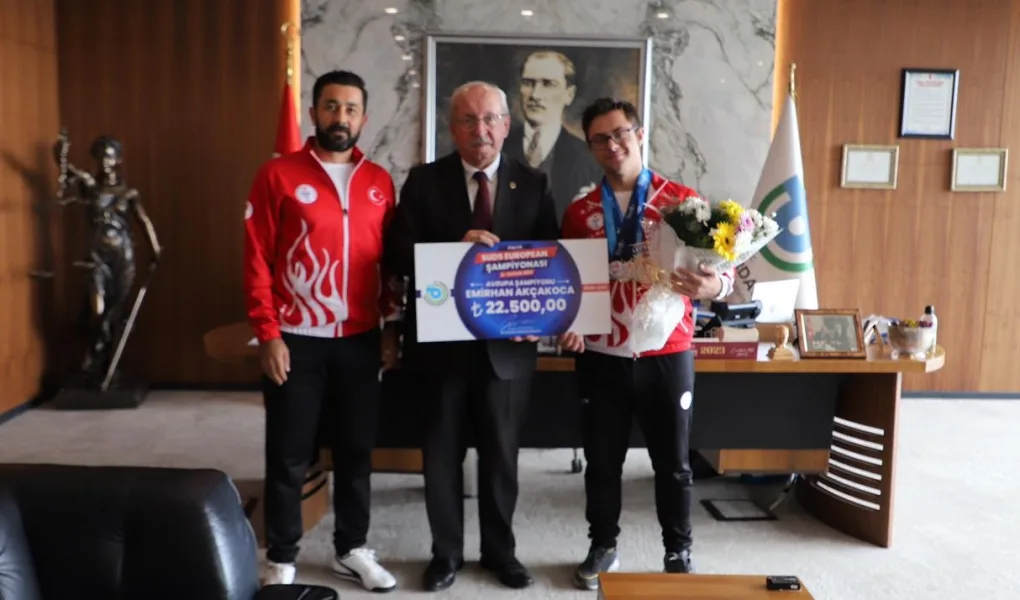 Albayrak, Avrupa Şampiyonu Özel Sporcu Akçakoca’yı Misafir Etti Albayrak, Avrupa Şampiyonu Özel Sporcu Akçakoca’yı Misafir Etti