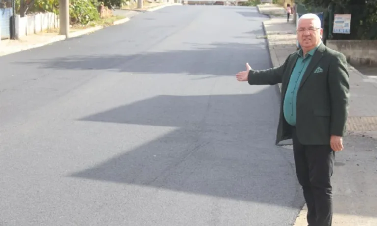 Cem Sultan Caddesi Asfaltlanıyor