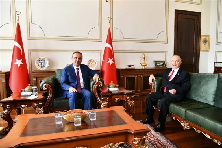 Eski Çevre Bakanlarımızdan Fevzi Aytekin Vali Recep Soytürk’ü Ziyaret Etti