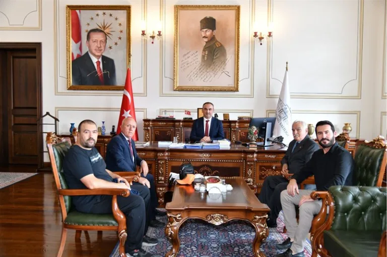 Trakya Avcılık, Atıcılık ve Yaban Hayatı Koruma Federasyonu Asbaşkanı Ataklı Vali Soytürk’ü Ziyaret Etti