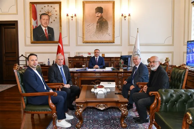 Yurt Madenciliği Geliştirme Vakfı Trakya Şubesi Başkanı Alp Vali Soytürk’ü Ziyaret Etti