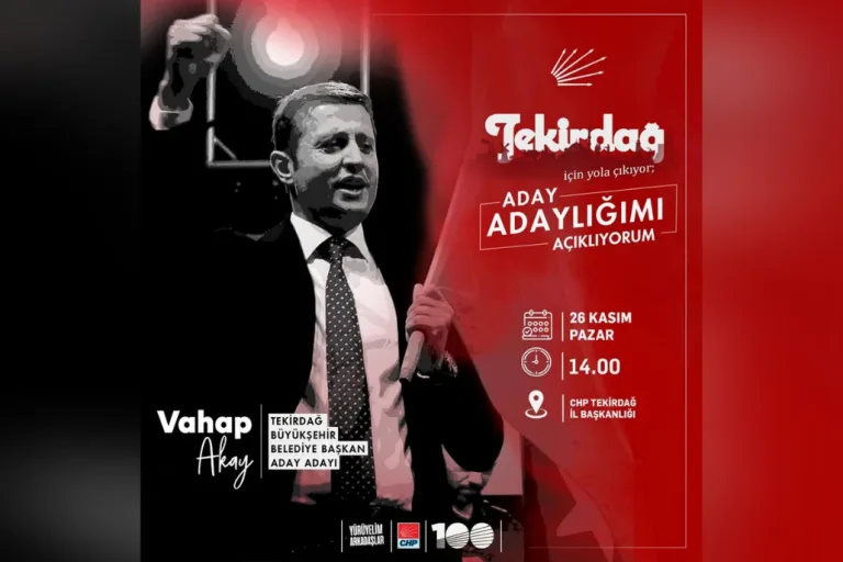 Tekirdağ Nefesini Tuttu Vahap Akay’ı Bekliyor