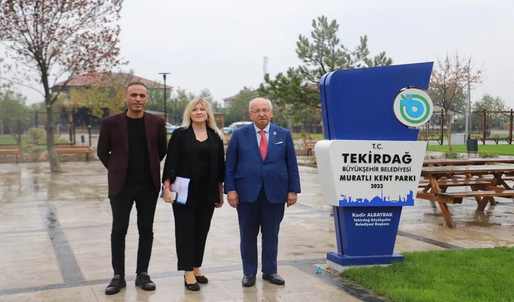 BÜYÜKŞEHİR BELEDİYESİ MURATLI’YA BİR MODERN PARK DAHA KAZANDIRDI BÜYÜKŞEHİR BELEDİYESİ MURATLI’YA BİR MODERN PARK DAHA KAZANDIRDI