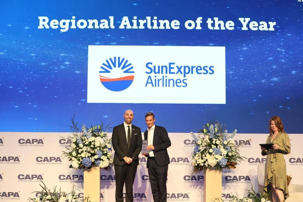 SunExpress’e ‘Yılın Bölgesel Hava Yolu’ ödülü | Ekonomi