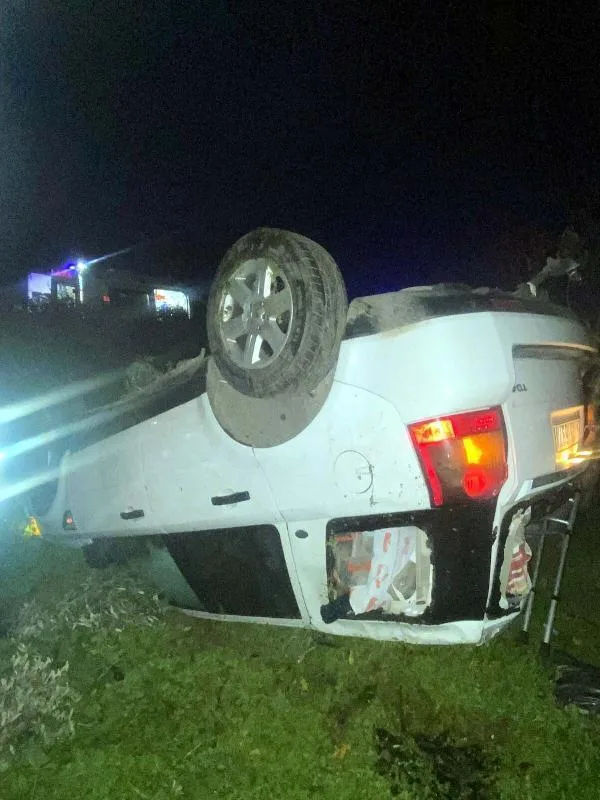 Çanakkale’de otomobil, ters döndü: 1 ölü, 3 yaralı | Çanakkale