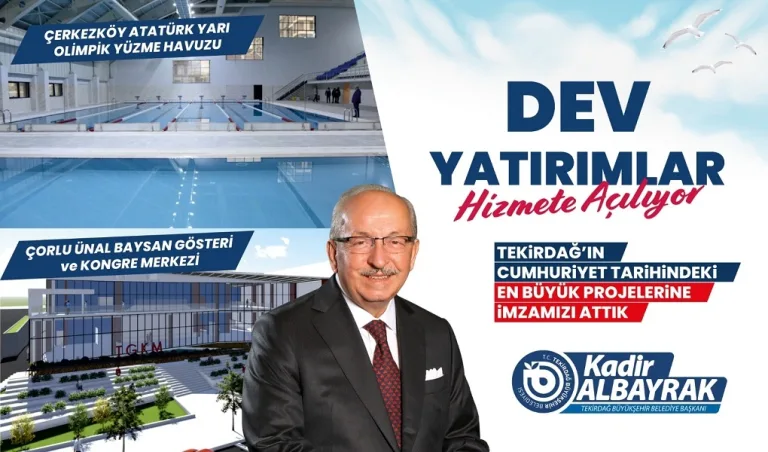 DEV YATIRIMLAR HİZMETE AÇILIYOR