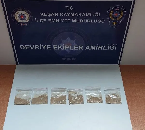 Edirne’de uyuşturucu ve çalıntı motosiklet ele geçirildi; 6 gözaltı