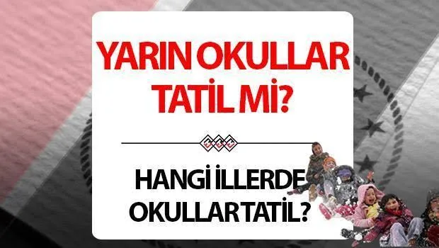 25 Aralık Pazartesi Okullar Tatil Olacak mı?
