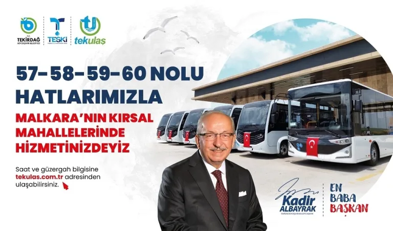MALKARA’NIN KIRSAL MAHALLELERİNDE TOPLU ULAŞIM HİZMETİ BAŞLIYOR